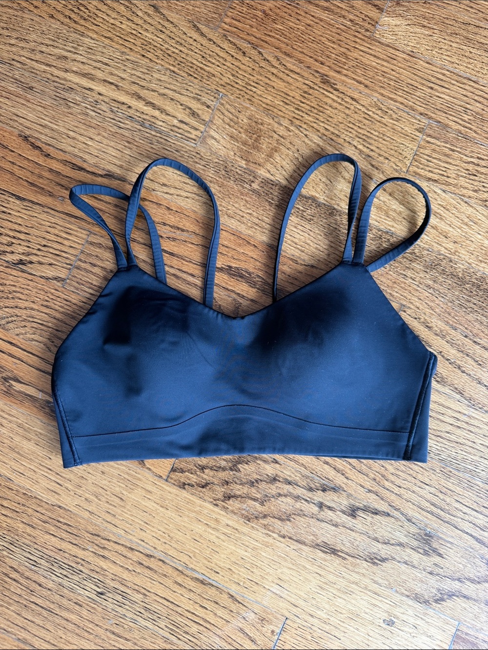 Black Strappy sport Bra